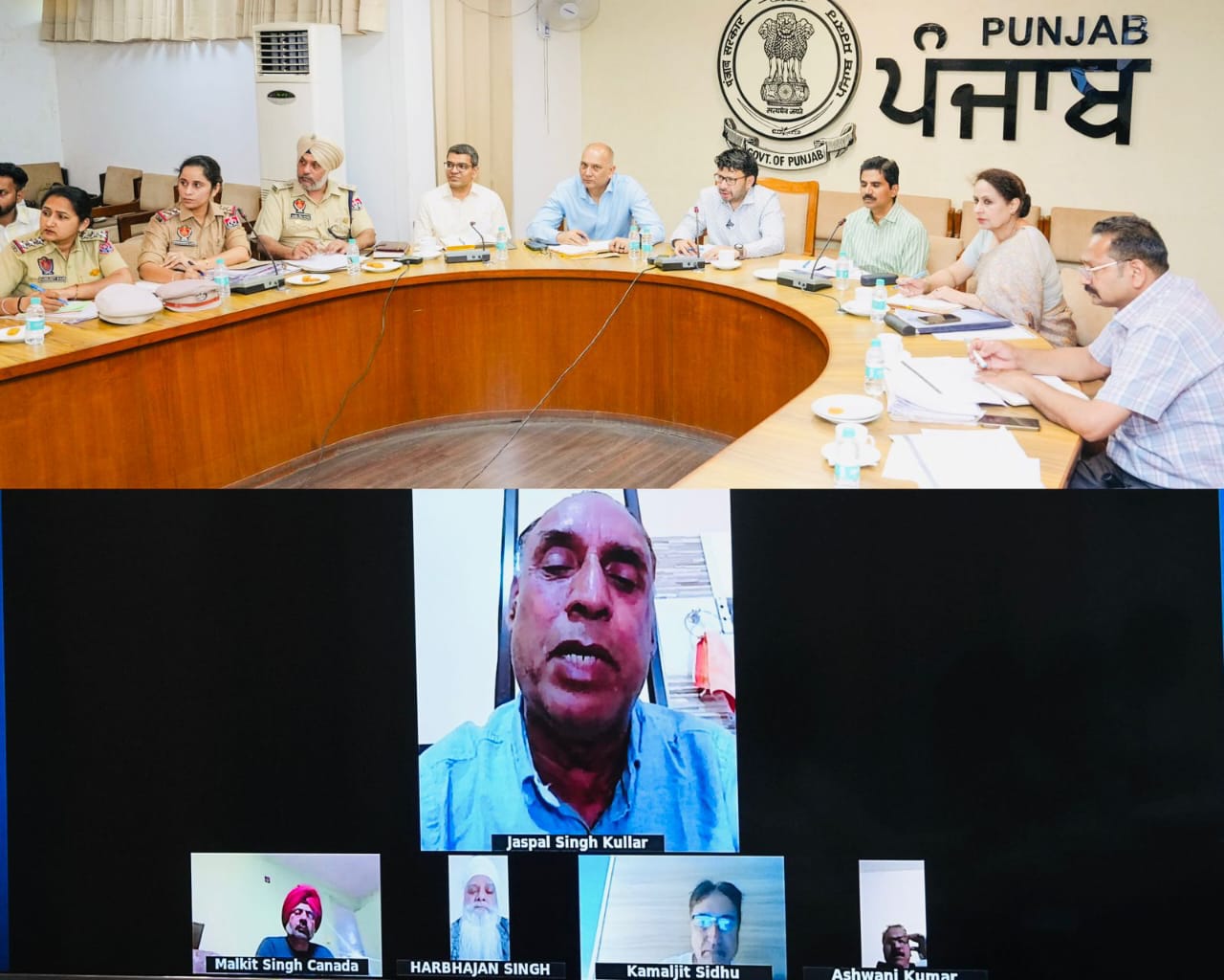 Punjab NRI Affairs Minister Dr. Ravjot Singh today conducted an “Online Milni” to listen to the problems, grievances