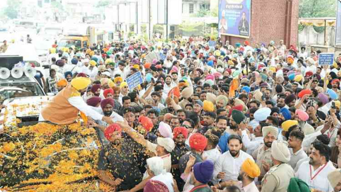 Punjab witnessed scenes of massive public participation and emotional religious fervour on Thursday