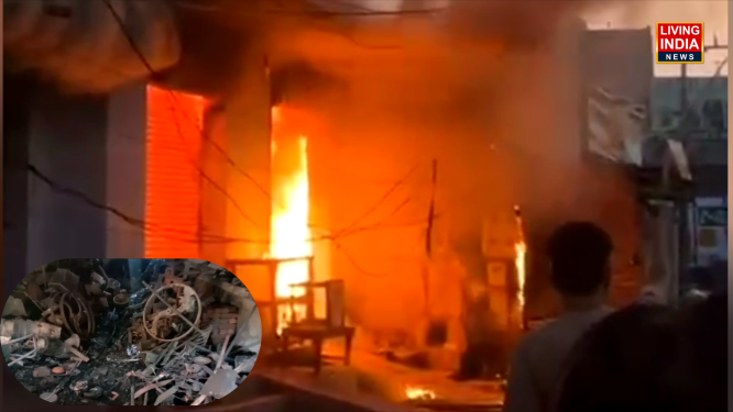 Pathankot Fire: पठानकोट में तीन दुकानों में आग, लाखों का सामान राख, फायरब्रिगेड की 6 गाड़िया ने  आग पर पाया काबू
