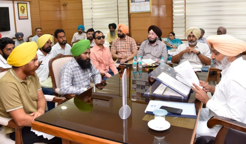 Finance Minister Harpal Singh Cheema Meets Employee Unions; Assures Speedy Action on Legitimate Demands