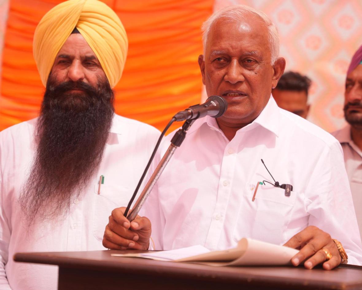 जल संसाधन मंत्री बरिंदर कुमार गोयल द्वारा 13 करोड़ रुपये की सिंचाई परियोजनाओं का शुभारंभ