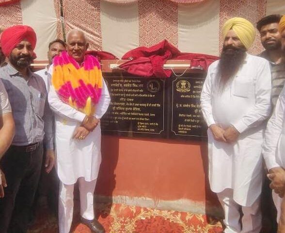 ਜਲ ਸਰੋਤ ਮੰਤਰੀ ਬਰਿੰਦਰ ਕੁਮਾਰ ਗੋਇਲ ਵੱਲੋਂ 13 ਕਰੋੜ ਰੁਪਏ ਦੇ ਸਿੰਚਾਈ ਪ੍ਰਾਜੈਕਟਾਂ ਦੀ ਸ਼ੁਰੂਆਤ