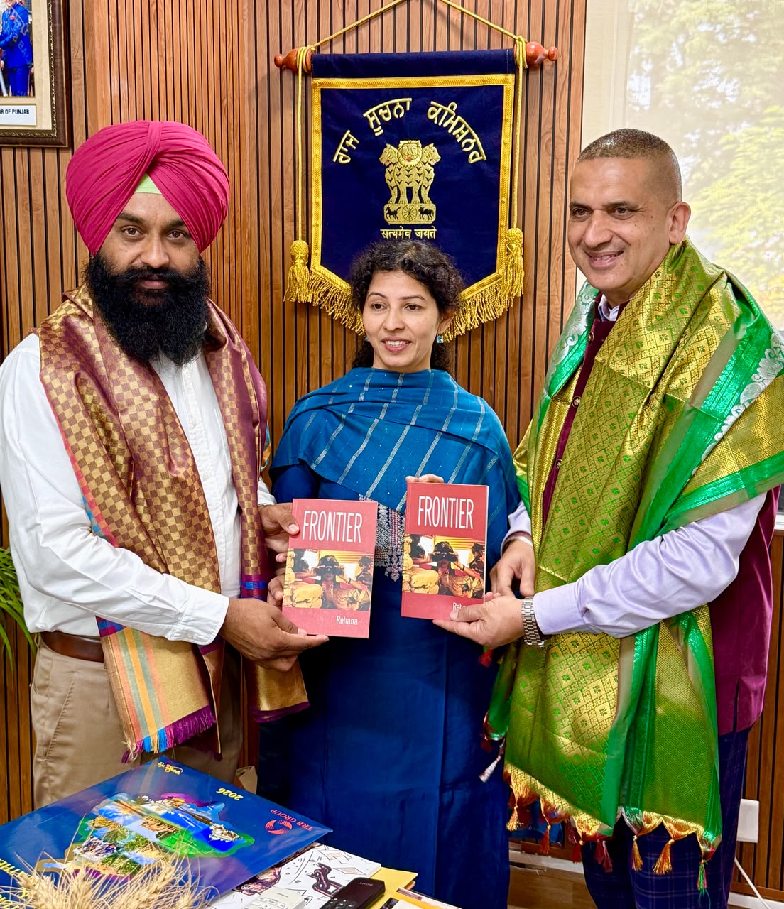 first woman RTI Commissioner of Andhra Pradesh. Dr. Shaik Rehana Begum, today visited the Punjab State Information