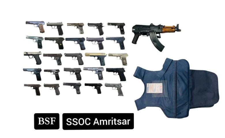 In a major breakthrough against cross-border arms smuggling, Border Security Force (BSF) Punjab