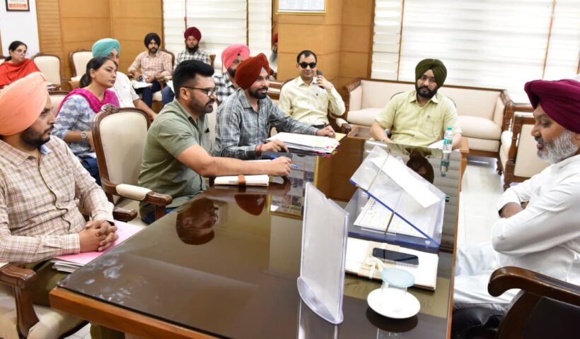 Punjab Finance Minister Harpal Singh Cheema, as the Chairman of the Cabinet Sub-Committee constituted