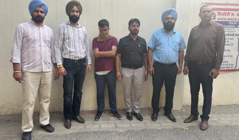 The Punjab Vigilance Bureau (VB) during its ongoing drive against corruption in the state, has apprehended Nikhil Garg