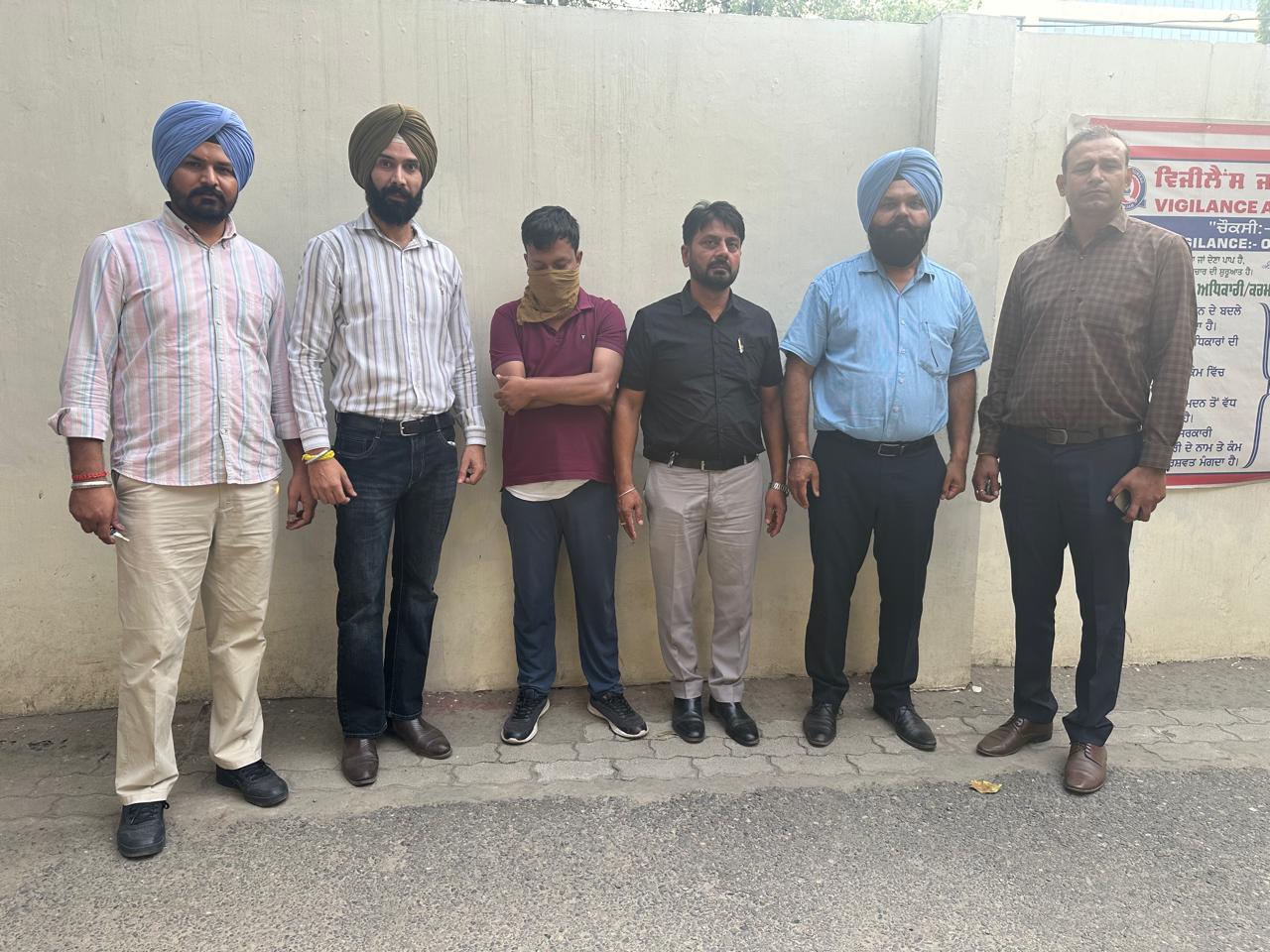 The Punjab Vigilance Bureau (VB) during its ongoing drive against corruption in the state, has apprehended Nikhil Garg