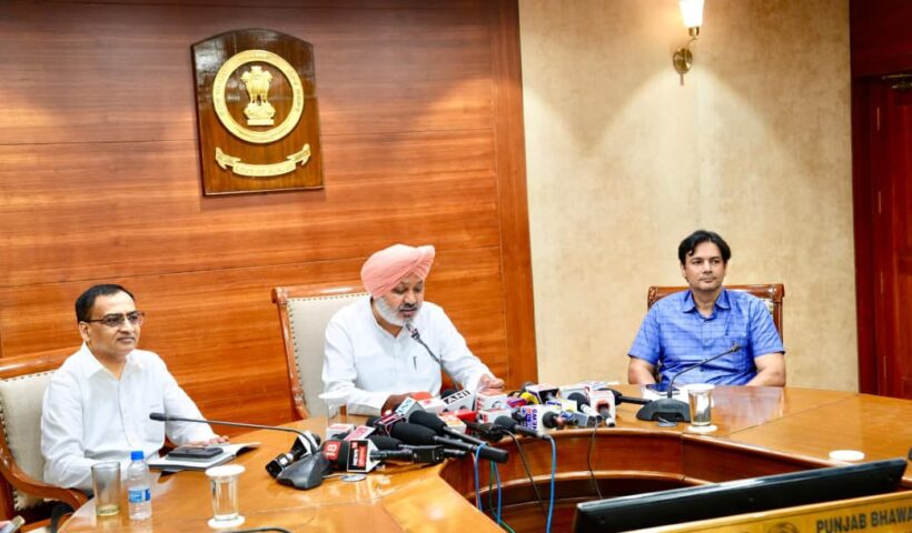 Punjab Finance and Transport Minister Advocate Harpal Singh Cheema on Saturday announced that Punjab