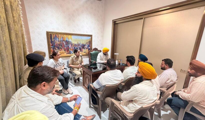 Punjab Cabinet Minister and MLA from the Khanna Assembly constituency, Tarunpreet Singh Sond, visited