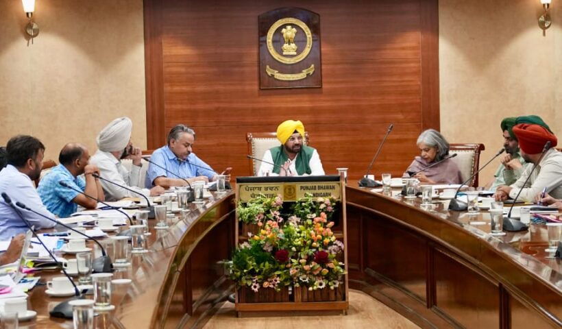Punjab Public Works Minister Harbhajan Singh ETO, while reviewing the progress of road development works across