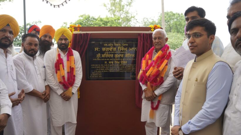 Punjab Water Resources Minister Barinder Kumar Goyal on Thursday inaugurated two canal projects worth over