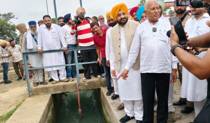 Punjab Cabinet Ministers Barinder Kumar Goyal and Tarunpreet Singh Sond today jointly inaugurated major
