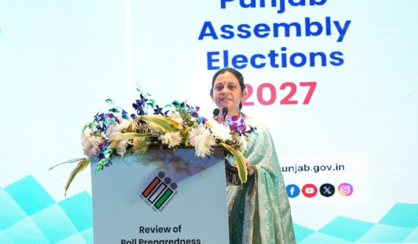 A delegation comprising Senior Deputy Election Commissioners, Director Generals and other senior officials