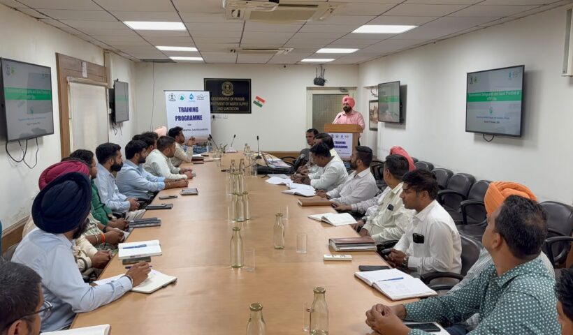PUNJAB WATER SUPPLY & SANITATION DEPT ORGANISES TRAINING PROGRAMME ON ENVIRONMENTAL SAFEGUARDS