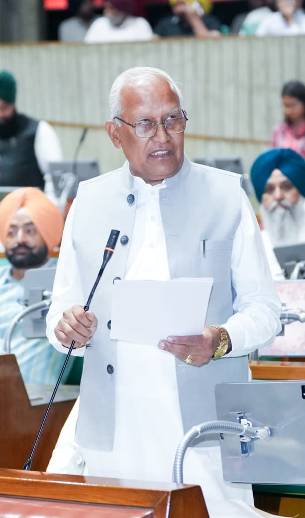 Punjab Water Resources Minister Barinder Kumar Goyal on Friday informed the Punjab Vidhan Sabha that the