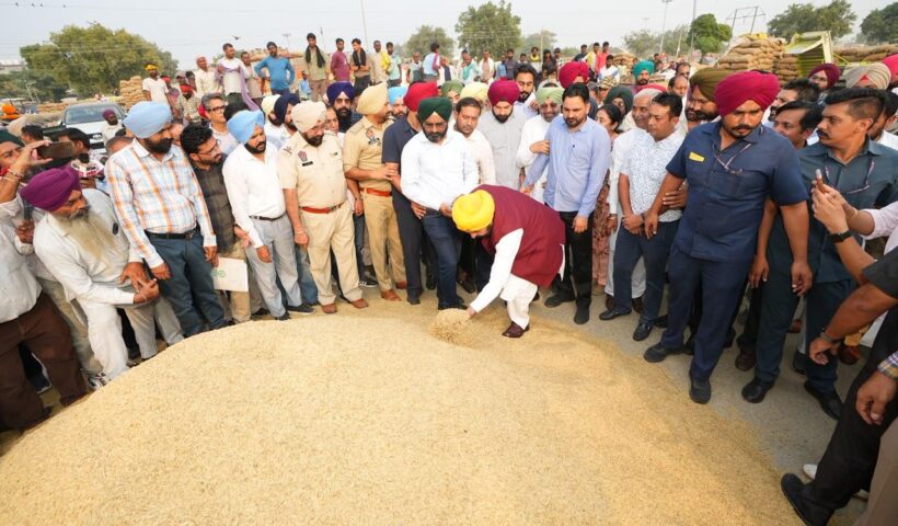 Punjab is ensuring hassle-free paddy procurement, with farmers receiving payments within 24 hours, special trains