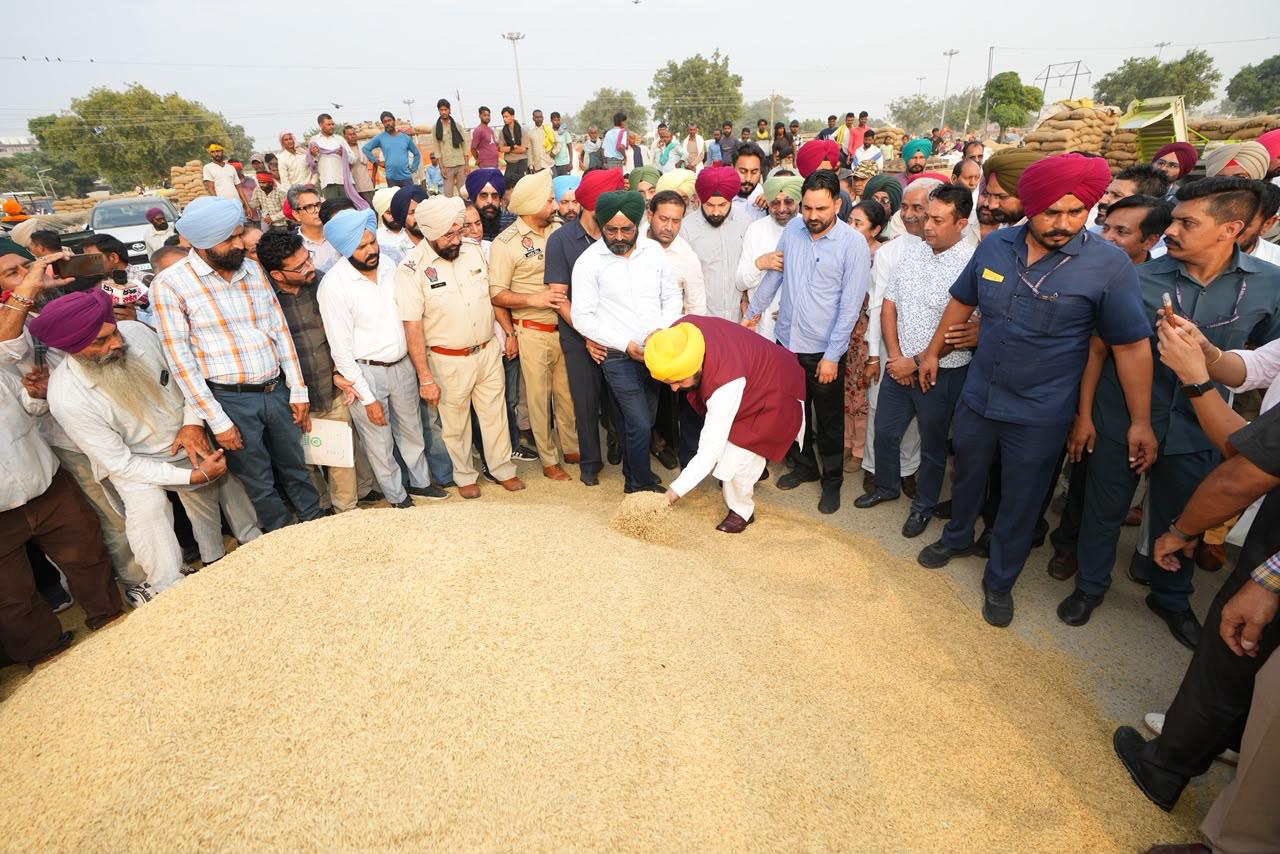 Punjab is ensuring hassle-free paddy procurement, with farmers receiving payments within 24 hours, special trains