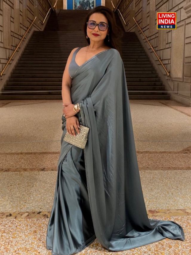 Rani Mukerji’s royal look at Sabyasachi’s Diwali party